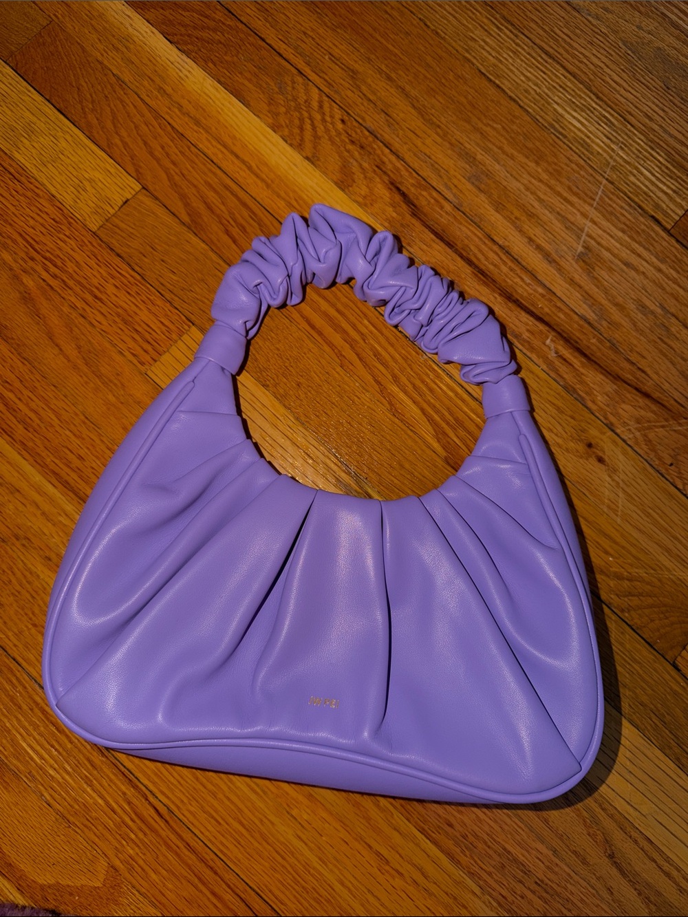 JW PEI Lavender Ruched Shoulder Bag